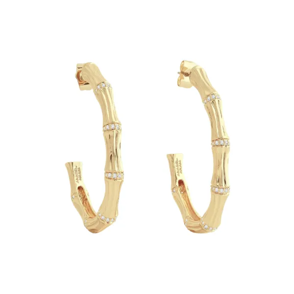 Outlet Marie Dumas Anabel Aram Bamboo Single Hoop Earrings