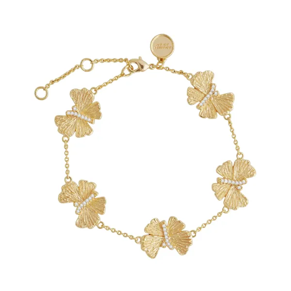 New Marie Dumas Anabel Aram Butterfly Station Bracelet