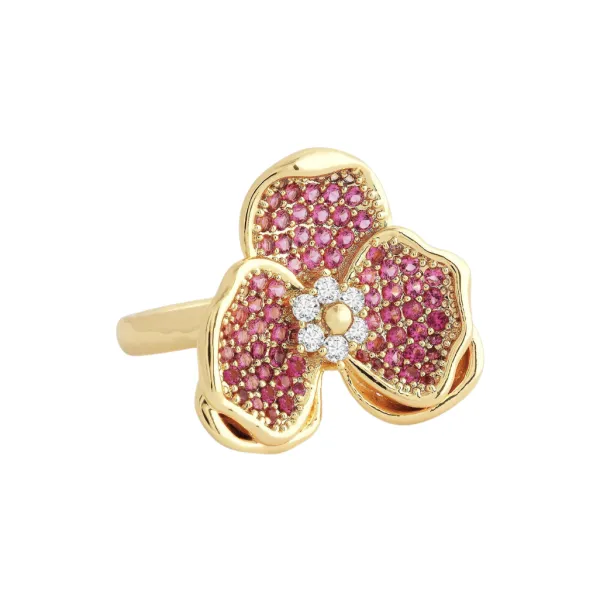 Clearance Marie Dumas Anabel Aram Orchid Pavé Ring