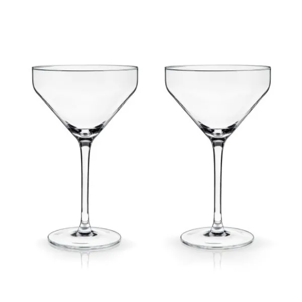 Online Marie Dumas Angled Set of 2 Martini Glasses