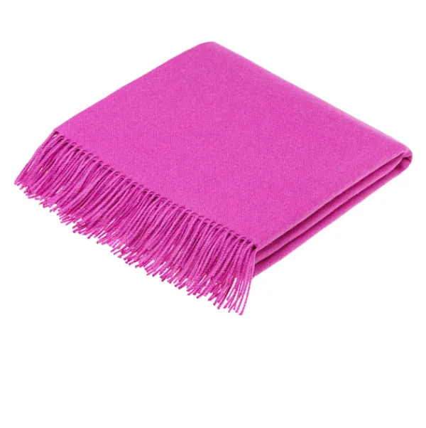 Outlet Marie Dumas Baby Alpaca Fuchsia Throw