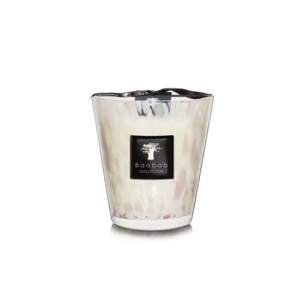 Cheap Marie Dumas Baobab Collection White Pearls Medium Candle