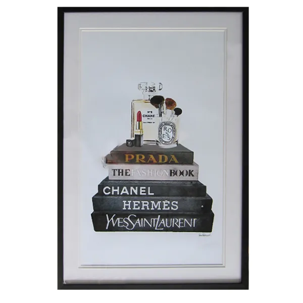 Hot Marie Dumas Black Book Stack Wall Art