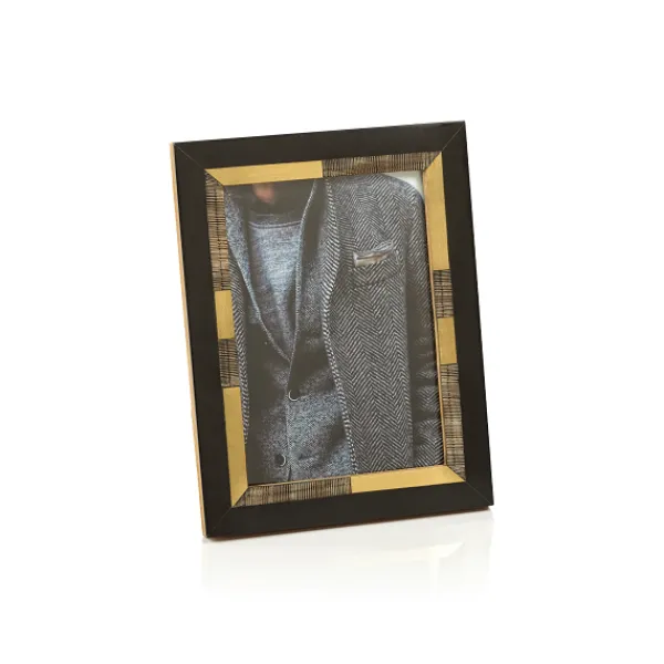 Shop Marie Dumas Black Horn & Brass 5x7 Frame