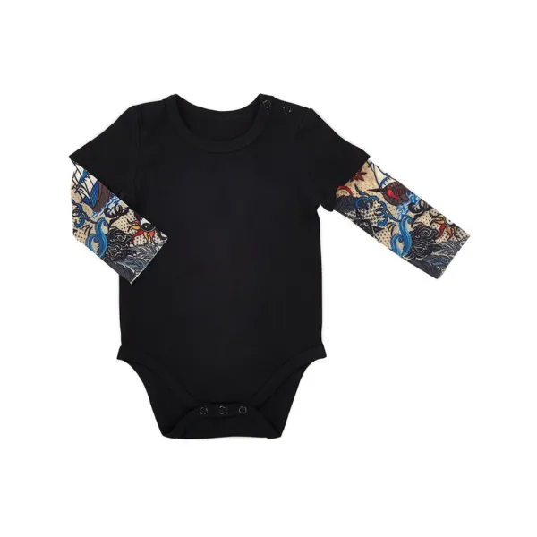 Outlet Marie Dumas Black Tattoo Baby Snapshirt