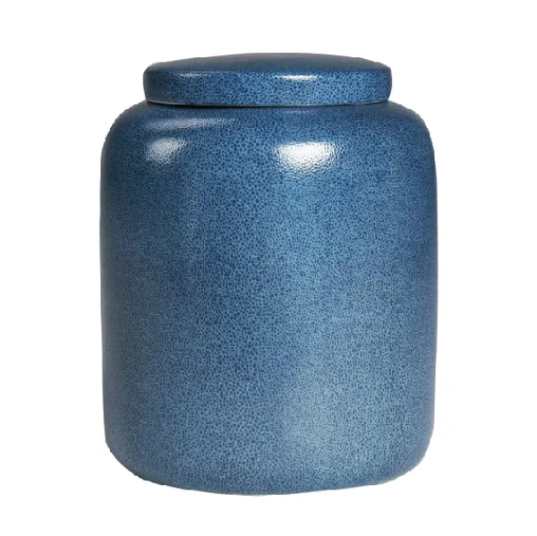 Hot Marie Dumas Blue Lizard Texture Jar