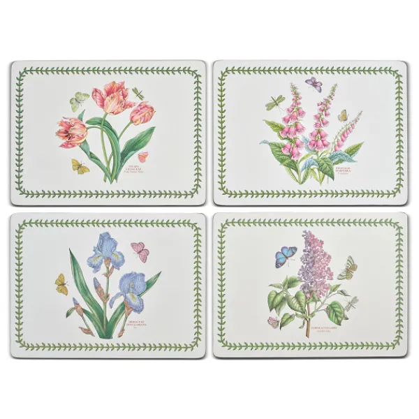 Clearance Marie Dumas Botanic Garden Placemats Set of 4