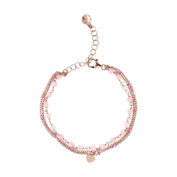 Online Marie Dumas Bronzallure Pink Multi Strand Bracelet