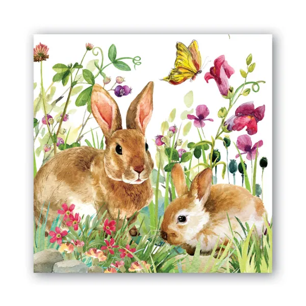 Best Marie Dumas Bunny Meadow Cocktail Napkins