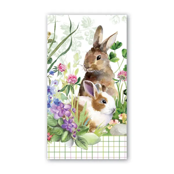 Hot Marie Dumas Bunny Meadow Hostess Napkin