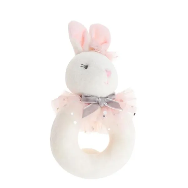 New Marie Dumas Bunny Ring Rattle