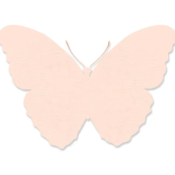 Shop Marie Dumas Butterfly Blanc Wall Art