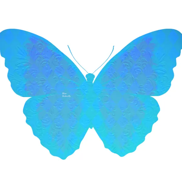 Fashion Marie Dumas Butterfly Bleu Wall Art