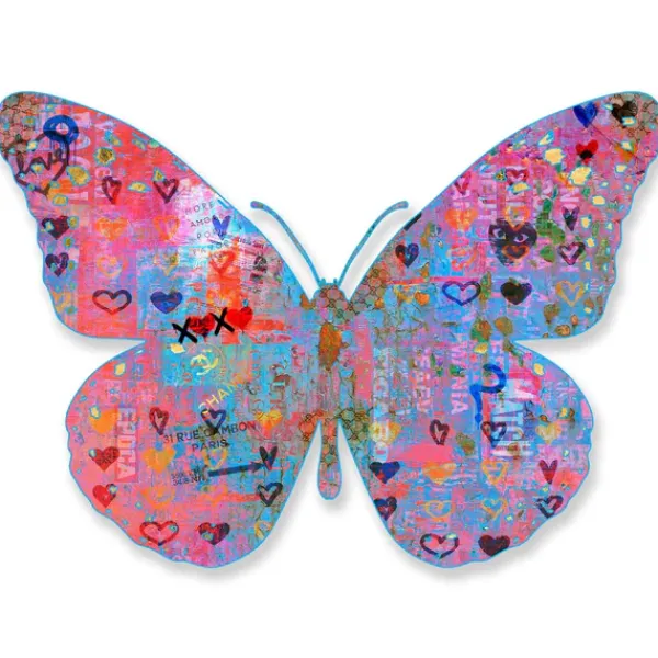 Clearance Marie Dumas Butterfly Figaro Wall Art