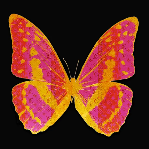 Discount Marie Dumas Butterfly Pinkish Wall Art