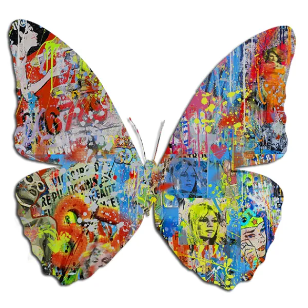 Fashion Marie Dumas Butterfly Popart Wall Art