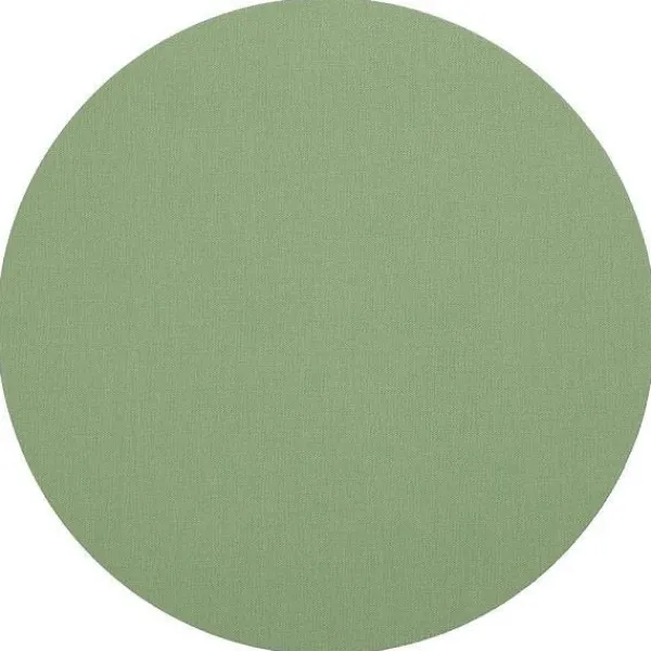 Cheap Marie Dumas Canvas Round Green Moss Placemat