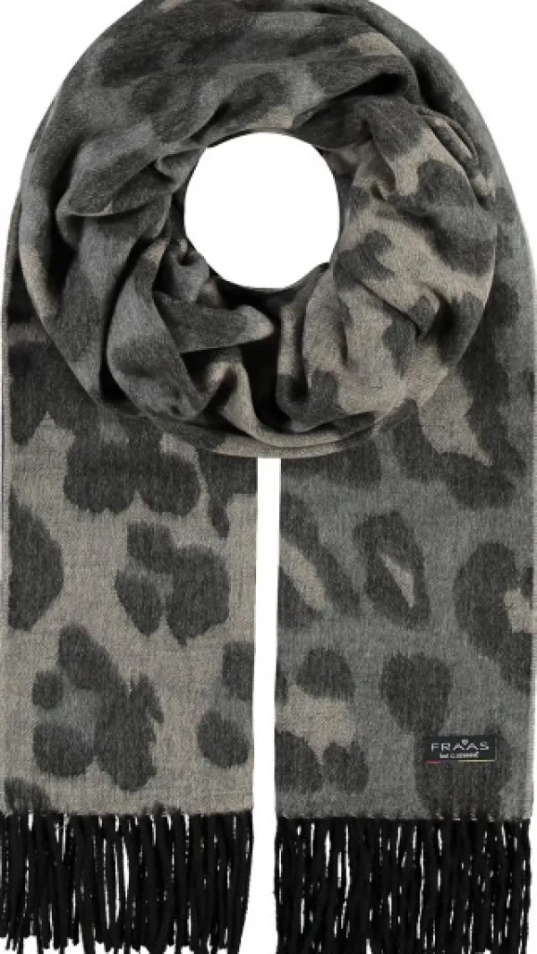 Sale Marie Dumas Cashmink Leopard Print Scarf