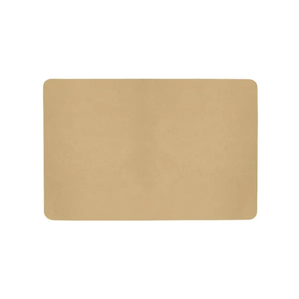 Cheap Marie Dumas Champagne Faux Leather Rectangle Placemat