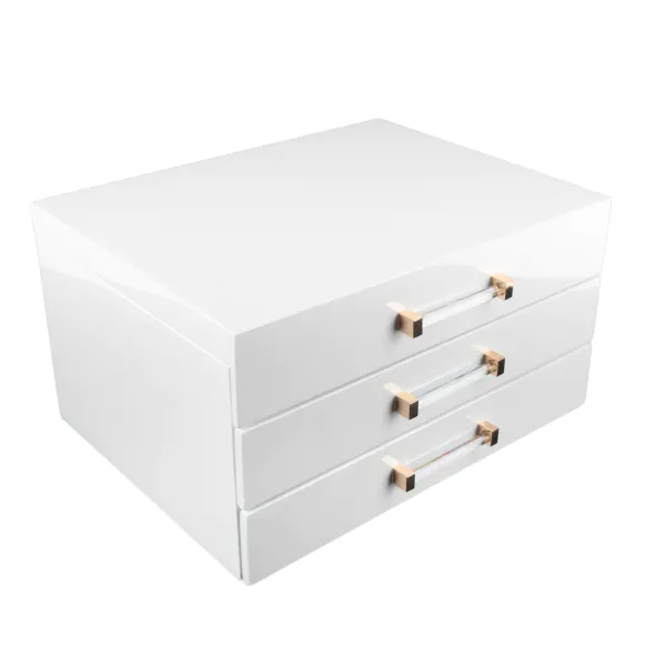 Fashion Marie Dumas Chloe White Jewelry Box