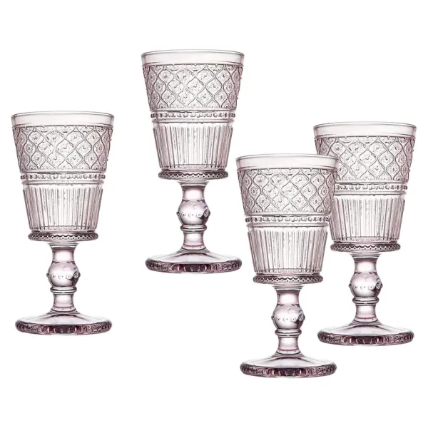 Cheap Marie Dumas Classic Pink Set of 4 Goblets