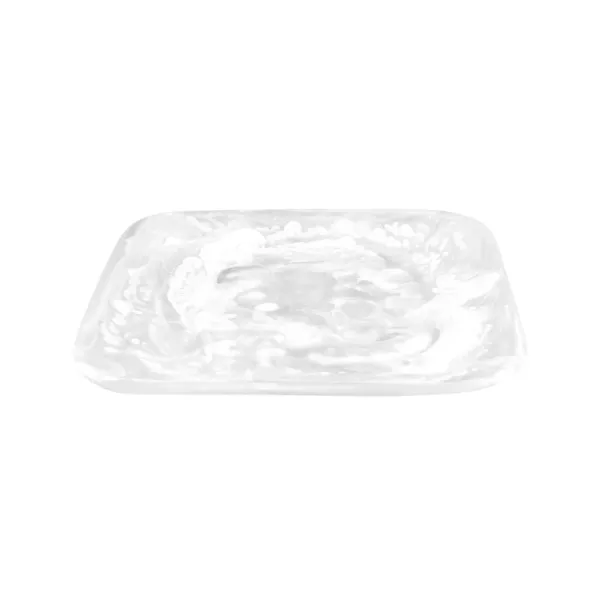 Clearance Marie Dumas Classic White Swirl Small Tray