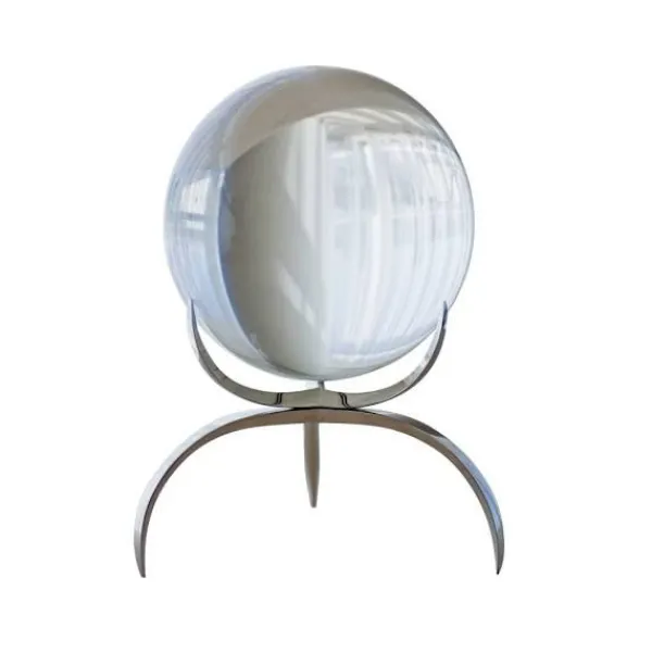 Sale Marie Dumas Clear Nickel Sphere on Base