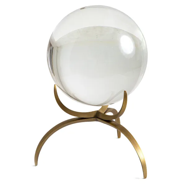 Fashion Marie Dumas Clear Sphere on Base - Bronze