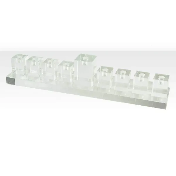 Fashion Marie Dumas Crystal Glass Menorah