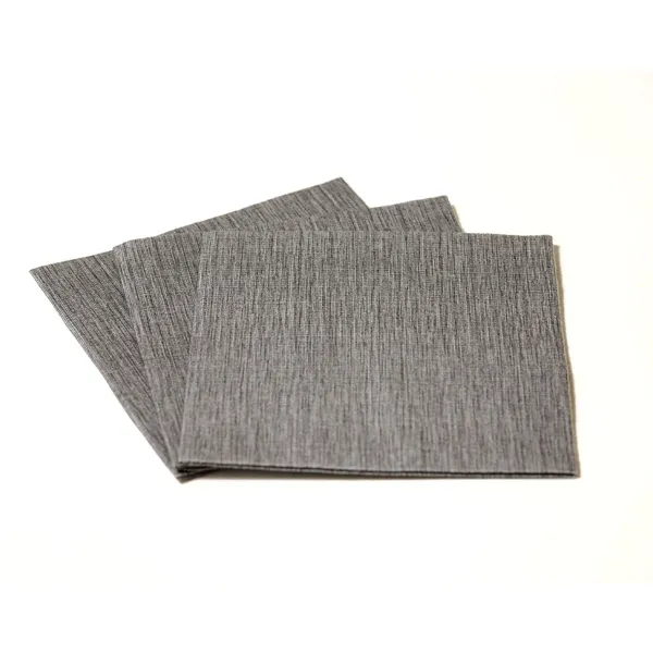 Discount Marie Dumas Dark Grey 25 Piece Cocktail Napkins