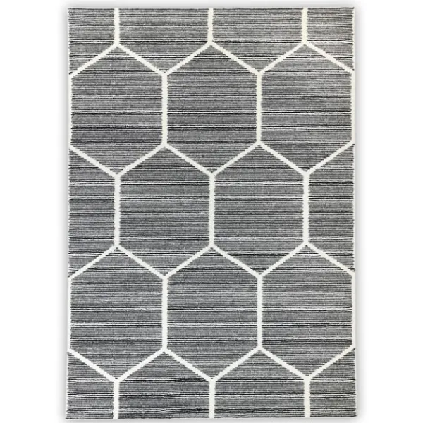 Fashion Marie Dumas Dark Grey Motif 2x3 Rug