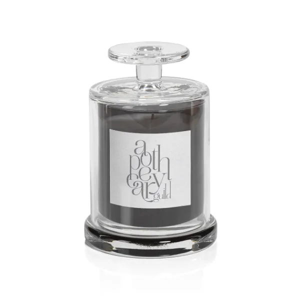 Clearance Marie Dumas Dark Grey Small Apothecary Guild Candle with Dome