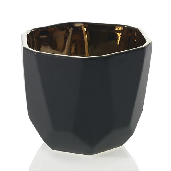 Cheap Marie Dumas Faceted Black Planter - Large