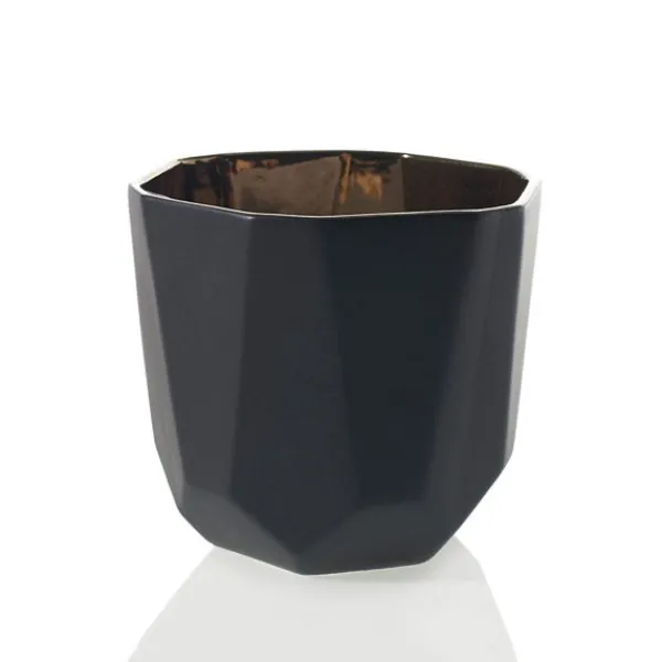 Best Sale Marie Dumas Faceted Black Planter - Medium