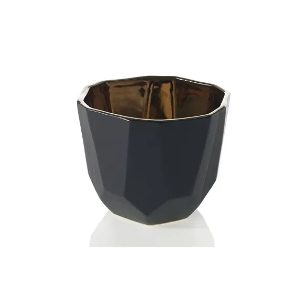 Shop Marie Dumas Faceted Black Planter - Small