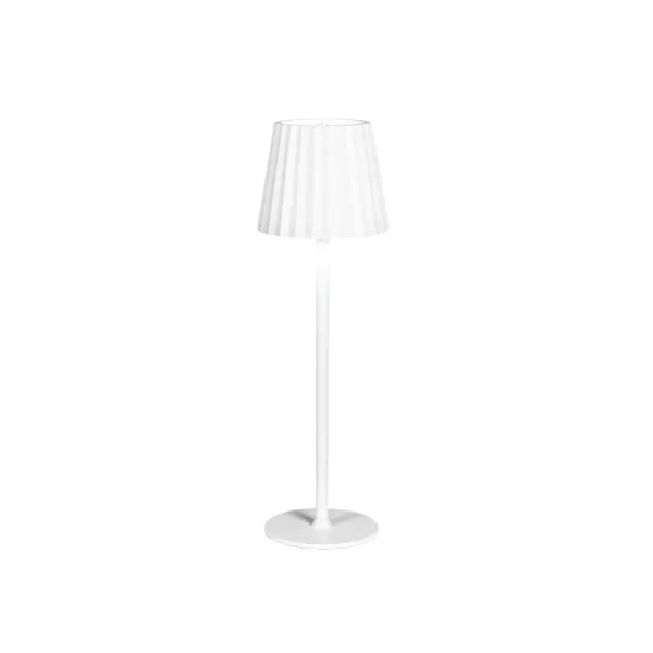 Flash Sale Marie Dumas Fluted White Lamp