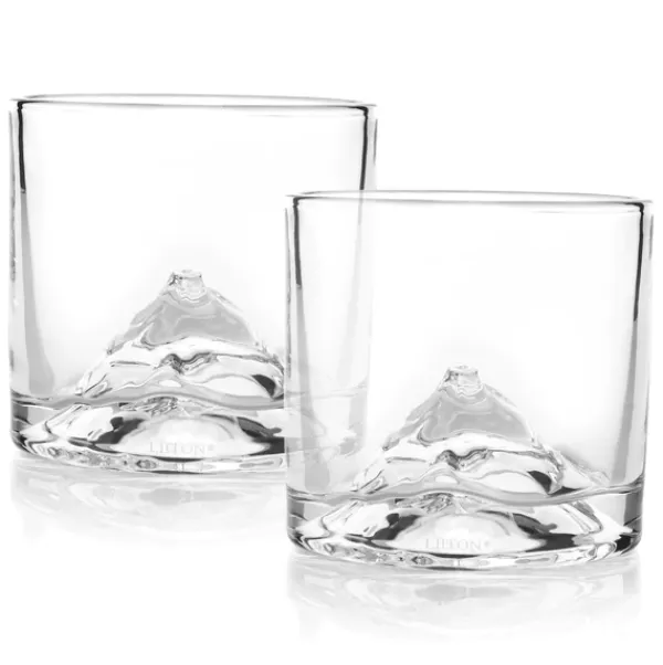 New Marie Dumas Fuji Whiskey Glasses - Set of 2