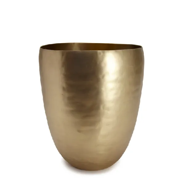 Outlet Marie Dumas Gold Brass Wastebasket