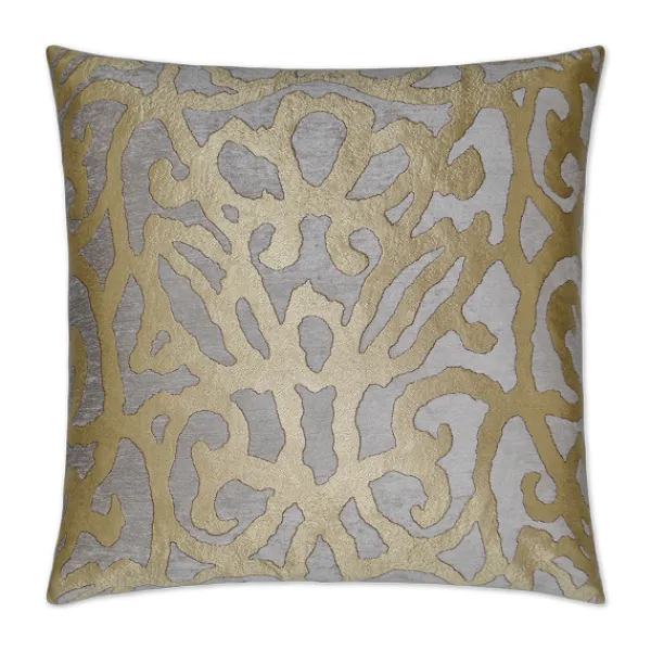 Cheap Marie Dumas Gold Brocade Pillow