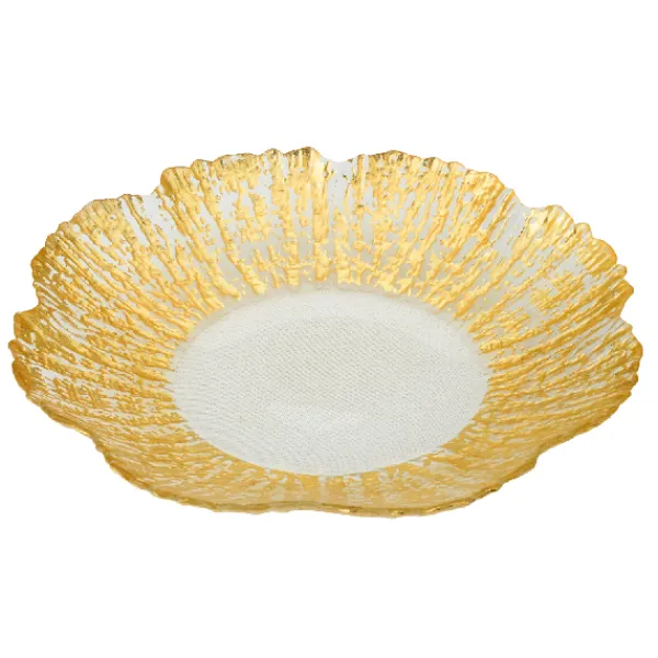 Discount Marie Dumas Gold Scalloped Flower Plates