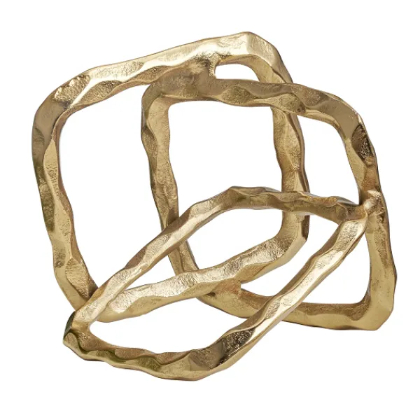 Sale Marie Dumas Gold Trio Square Sculpture