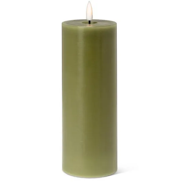 Sale Marie Dumas Green Flameless LED 3x8 Pillar Candle