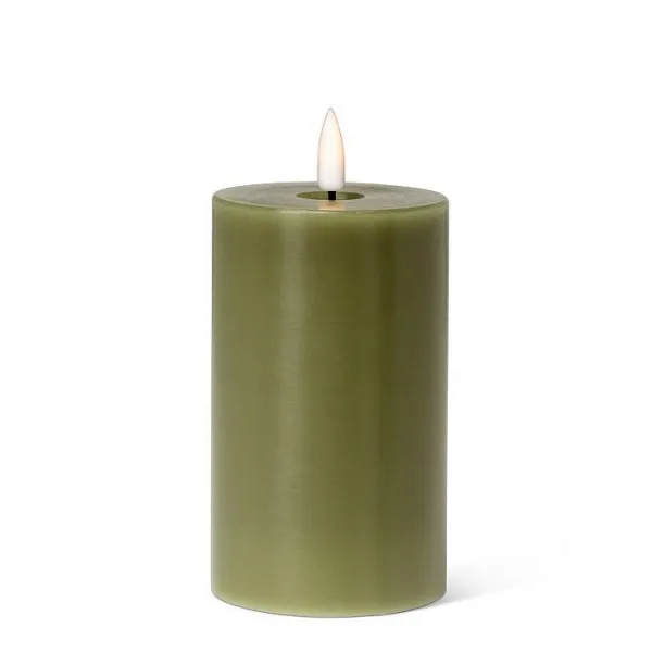 Sale Marie Dumas Green Flameless LED 3x5 Pillar Candle