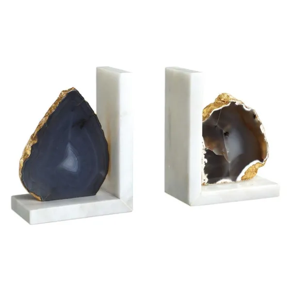 Hot Marie Dumas Grey Agate Bookends