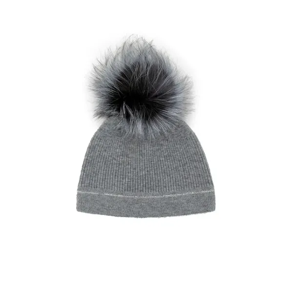 Outlet Marie Dumas Grey Contrast Hat