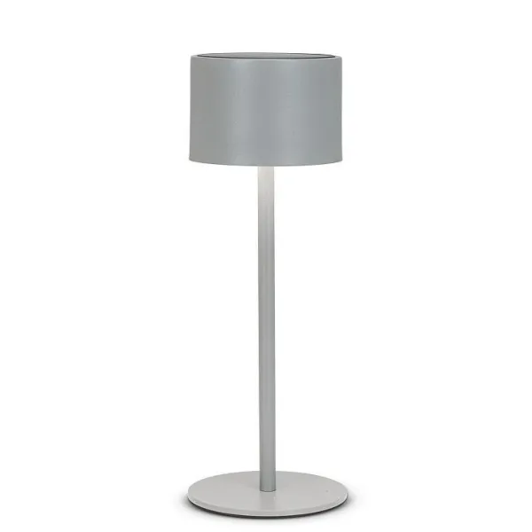 Clearance Marie Dumas Grey Solar Table Lamp