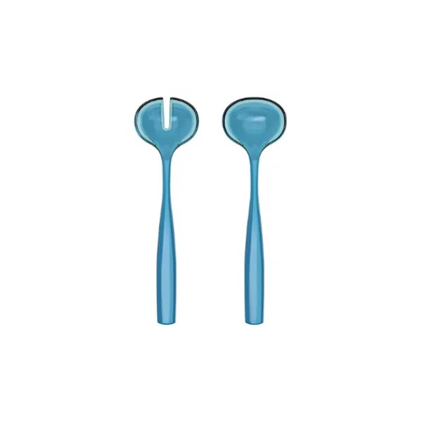 Flash Sale Marie Dumas Guzzini Dolcevita Turquoise Salad Servers