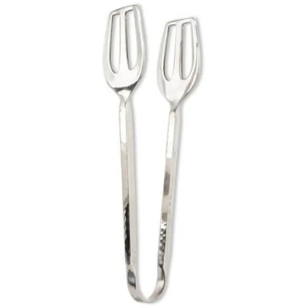 Fashion Marie Dumas Hammer Finish Handle Ice Tongs