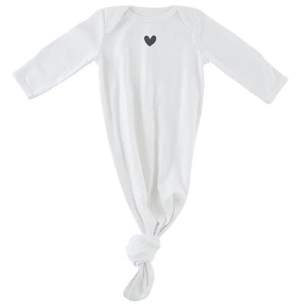 New Marie Dumas Heart Knotted Baby Gown