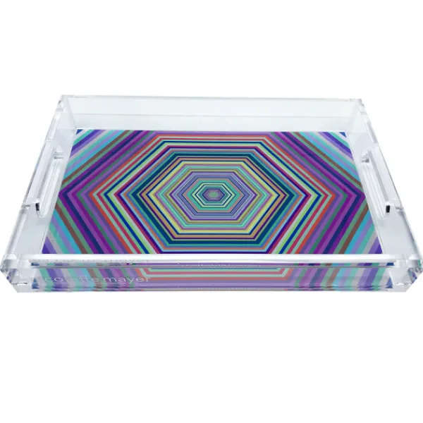 Best Marie Dumas Hex Dylan Lucite Tray